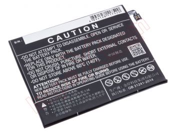 Batería genérica Cameron Sino para MeiZu M3 Note, L681C, L681H, L681Q, Meilan Note 3, M3 note, M3 Note Dual SIM, M3 Note Dual SIM TD-LTE 16G